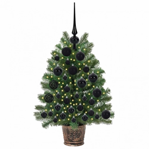 Mākslīgā Ziemassvētku Eglīte Su 150 Led Zaļa 65 Cm Pe Un Pvc Vidaxl