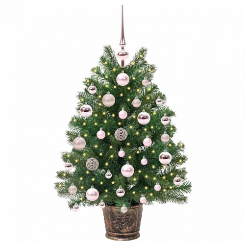 Mākslīgā Ziemassvētku Eglīte Su 150 Led Zaļa 65 Cm Pe Un Pvc Vidaxl