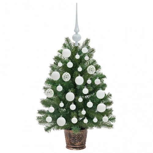 Mākslīgā Ziemassvētku Eglīte Su 150 Led Zaļa 65 Cm Pe Un Pvc Vidaxl