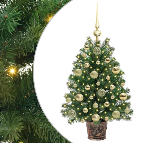 Mākslīgā Ziemassvētku Eglīte Su 150 Led Zaļa 65 Cm Pe Un Pvc Vidaxl