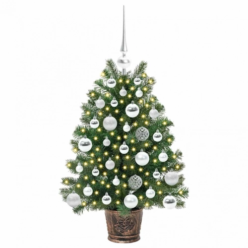 Mākslīgā Ziemassvētku Eglīte Su 150 Led Zaļa 65 Cm Pe Un Pvc Vidaxl