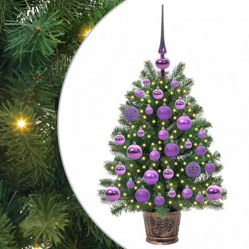 Mākslīgā Ziemassvētku Eglīte Su 150 Led Zaļa 65 Cm Pe Un Pvc Vidaxl