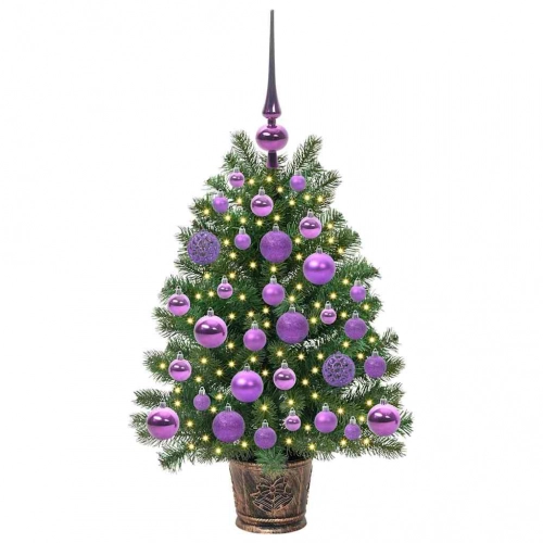 Mākslīgā Ziemassvētku Eglīte Su 150 Led Zaļa 65 Cm Pe Un Pvc Vidaxl