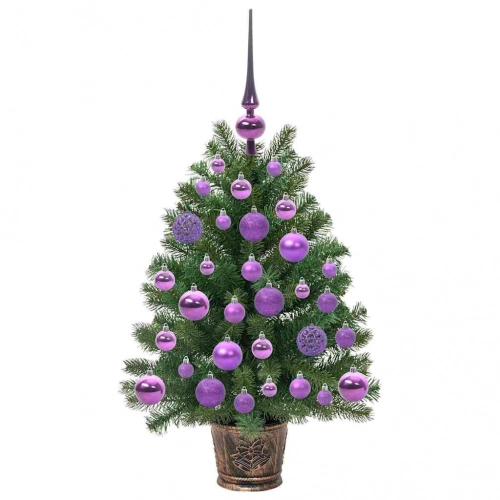 Mākslīgā Ziemassvētku Eglīte Su 150 Led Zaļa 65 Cm Pe Un Pvc Vidaxl