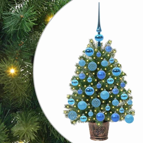 Mākslīgā Ziemassvētku Eglīte Su 150 Led Zaļa 65 Cm Pe Un Pvc Vidaxl