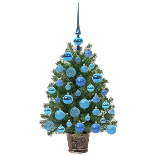 Mākslīgā Ziemassvētku Eglīte Su 150 Led Zaļa 65 Cm Pe Un Pvc Vidaxl