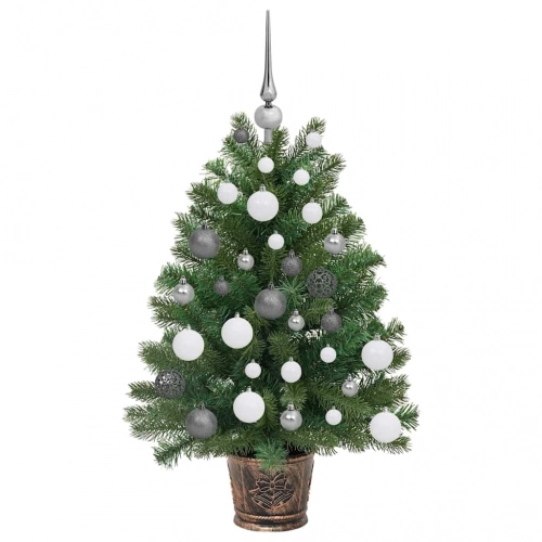 Mākslīgā Ziemassvētku Eglīte Su 150 Led Zaļa 90 Cm Pe Un Pvc Vidaxl