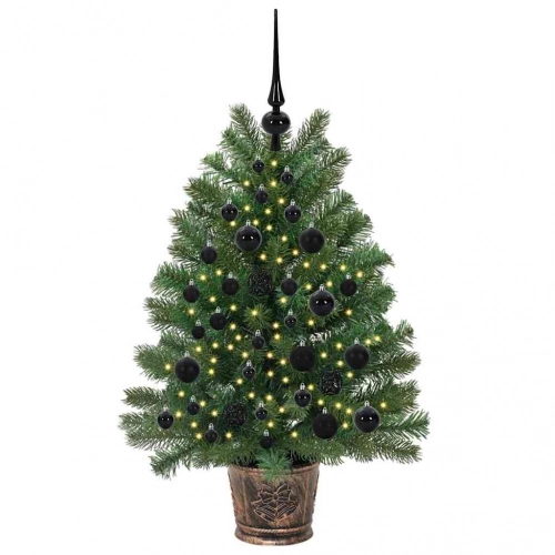 Mākslīgā Ziemassvētku Eglīte Su 150 Led Zaļa 90 Cm Pe Un Pvc Vidaxl