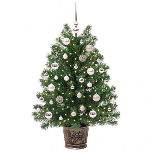 Mākslīgā Ziemassvētku Eglīte Su 150 Led Zaļa 90 Cm Pe Un Pvc Vidaxl