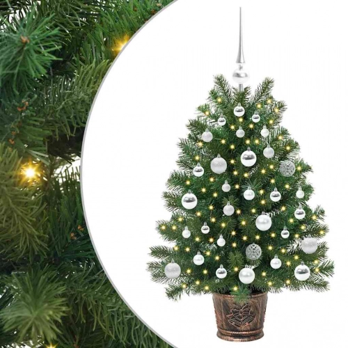 Mākslīgā Ziemassvētku Eglīte Su 150 Led Zaļa 90 Cm Pe Un Pvc Vidaxl