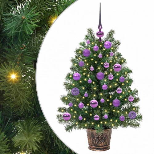 Mākslīgā Ziemassvētku Eglīte Su 150 Led Zaļa 90 Cm Pe Un Pvc Vidaxl
