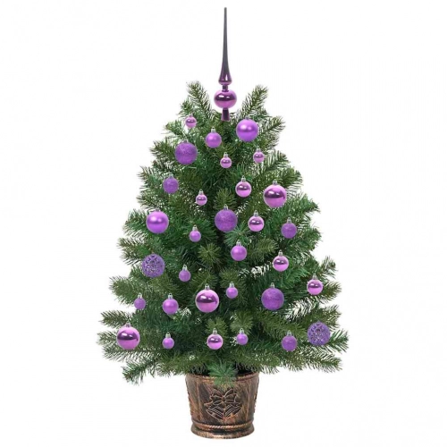 Mākslīgā Ziemassvētku Eglīte Su 150 Led Zaļa 90 Cm Pe Un Pvc Vidaxl