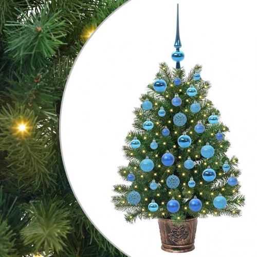 Mākslīgā Ziemassvētku Eglīte Su 150 Led Zaļa 90 Cm Pe Un Pvc Vidaxl