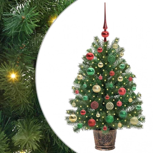 Mākslīgā Ziemassvētku Eglīte Su 150 Led Zaļa 90 Cm Pe Un Pvc Vidaxl