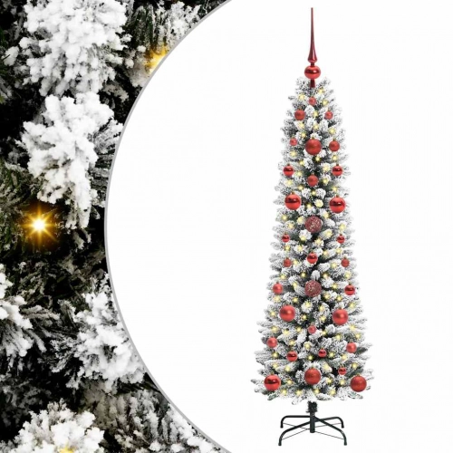 Mākslīgā Ziemassvētku Eglīte Su 150 Led Zaļš Un Balts 120 Cm Vidaxl