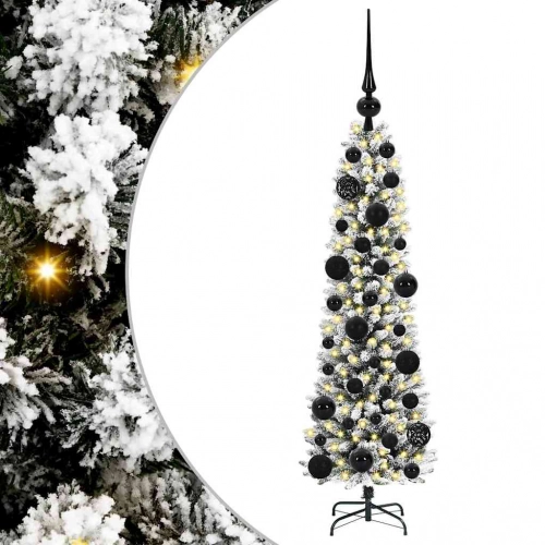 Mākslīgā Ziemassvētku Eglīte Su 150 Led Zaļš Un Balts 120 Cm Vidaxl