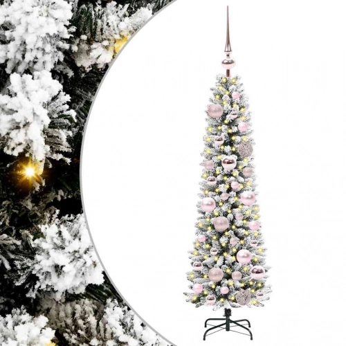 Mākslīgā Ziemassvētku Eglīte Su 150 Led Zaļš Un Balts 120 Cm Vidaxl
