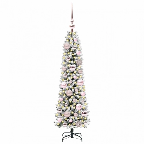 Mākslīgā Ziemassvētku Eglīte Su 150 Led Zaļš Un Balts 120 Cm Vidaxl