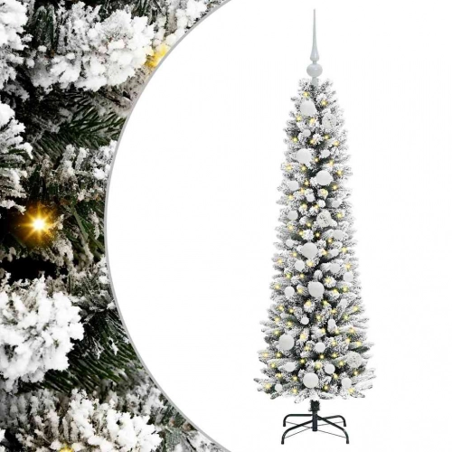 Mākslīgā Ziemassvētku Eglīte Su 150 Led Zaļš Un Balts 120 Cm Vidaxl