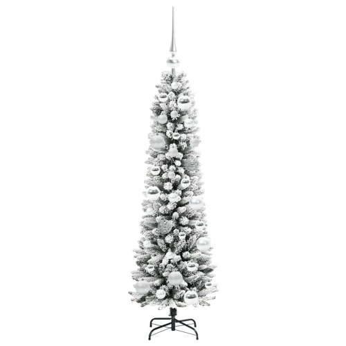 Mākslīgā Ziemassvētku Eglīte Su 150 Led Zaļš Un Balts 120 Cm Vidaxl