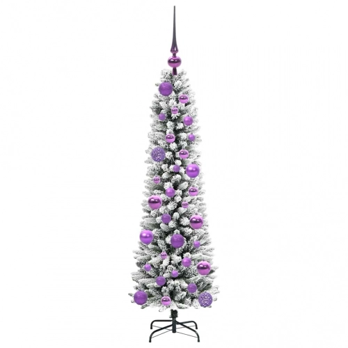 Mākslīgā Ziemassvētku Eglīte Su 150 Led Zaļš Un Balts 120 Cm Vidaxl