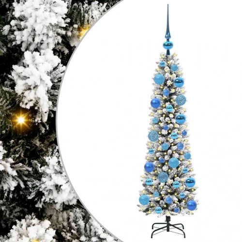 Mākslīgā Ziemassvētku Eglīte Su 150 Led Zaļš Un Balts 120 Cm Vidaxl