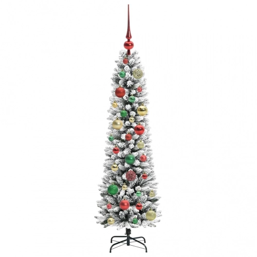 Mākslīgā Ziemassvētku Eglīte Su 150 Led Zaļš Un Balts 120 Cm Vidaxl