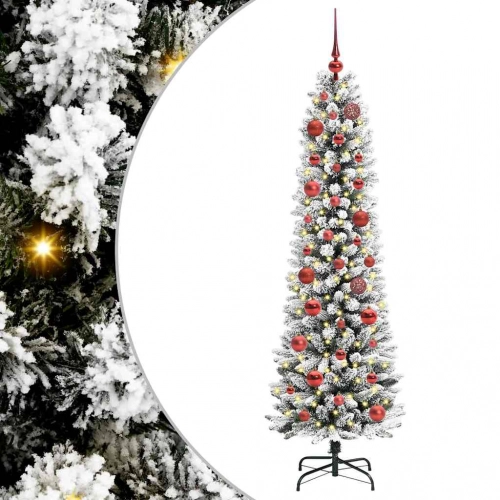 Mākslīgā Ziemassvētku Eglīte Su 150 Led Zaļš Un Balts 150 Cm Vidaxl