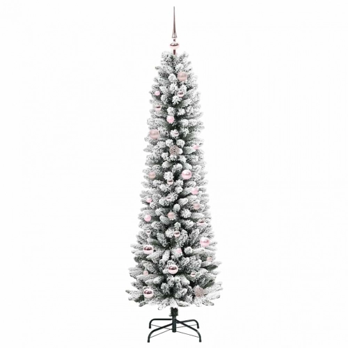 Mākslīgā Ziemassvētku Eglīte Su 150 Led Zaļš Un Balts 150 Cm Vidaxl