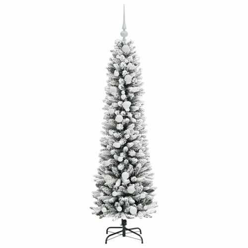 Mākslīgā Ziemassvētku Eglīte Su 150 Led Zaļš Un Balts 150 Cm Vidaxl