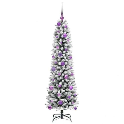 Mākslīgā Ziemassvētku Eglīte Su 150 Led Zaļš Un Balts 150 Cm Vidaxl