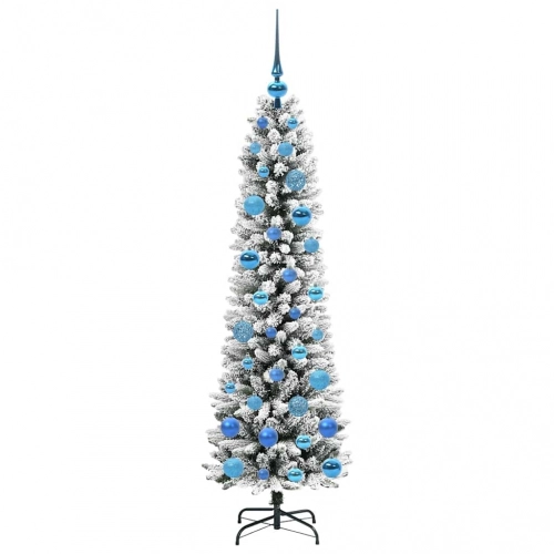 Mākslīgā Ziemassvētku Eglīte Su 150 Led Zaļš Un Balts 150 Cm Vidaxl