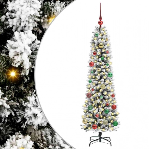 Mākslīgā Ziemassvētku Eglīte Su 150 Led Zaļš Un Balts 150 Cm Vidaxl