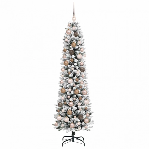 Mākslīgā Ziemassvētku Eglīte Su 300 Led Ar Statīvu Balts 180 Cm Vidaxl