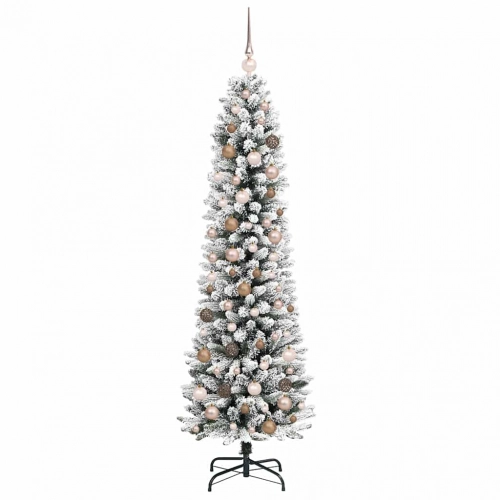 Mākslīgā Ziemassvētku Eglīte Su 300 Led Ar Statīvu Balts 210 Cm Vidaxl
