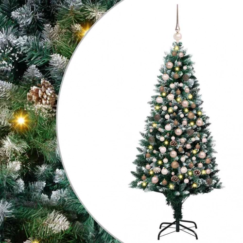Mākslīgā Ziemassvētku Eglīte Su 300 Led Ar Statīvu Zaļa 180 Cm Vidaxl