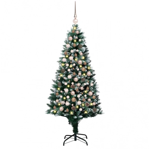 Mākslīgā Ziemassvētku Eglīte Su 300 Led Ar Statīvu Zaļa 180 Cm Vidaxl