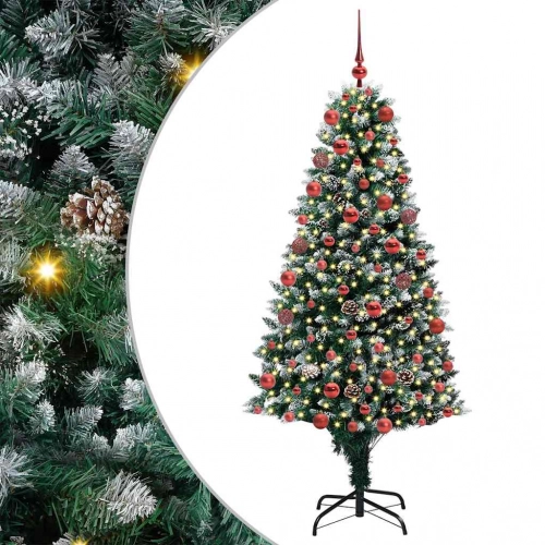 Mākslīgā Ziemassvētku Eglīte Su 300 Led Ar Statīvu Zaļa 180 Cm Vidaxl
