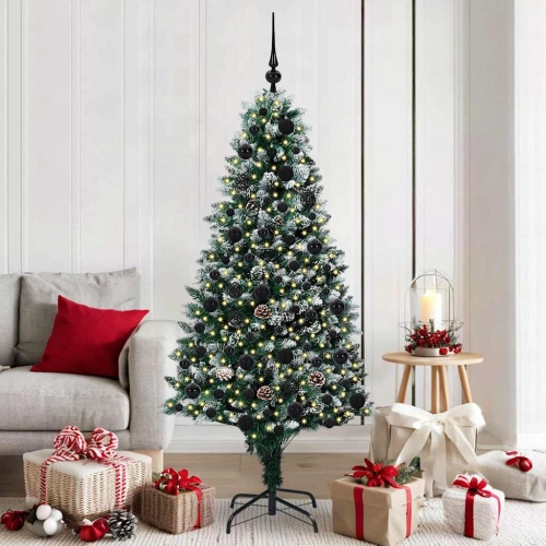 Mākslīgā Ziemassvētku Eglīte Su 300 Led Ar Statīvu Zaļa 180 Cm Vidaxl