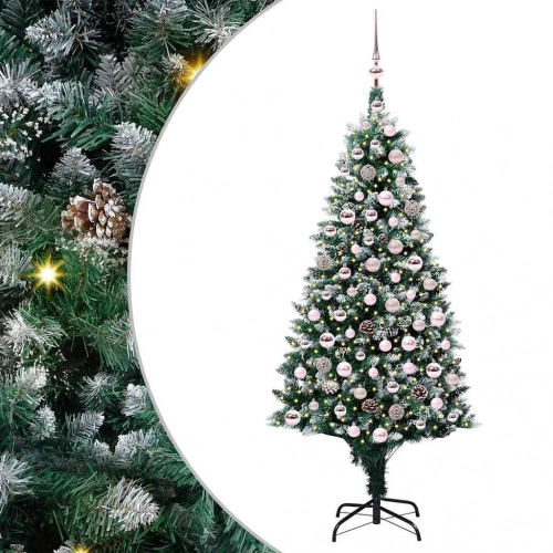 Mākslīgā Ziemassvētku Eglīte Su 300 Led Ar Statīvu Zaļa 180 Cm Vidaxl