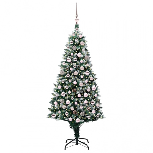 Mākslīgā Ziemassvētku Eglīte Su 300 Led Ar Statīvu Zaļa 180 Cm Vidaxl