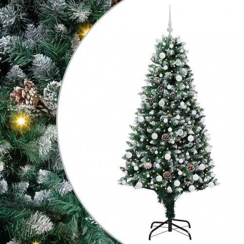 Mākslīgā Ziemassvētku Eglīte Su 300 Led Ar Statīvu Zaļa 180 Cm Vidaxl