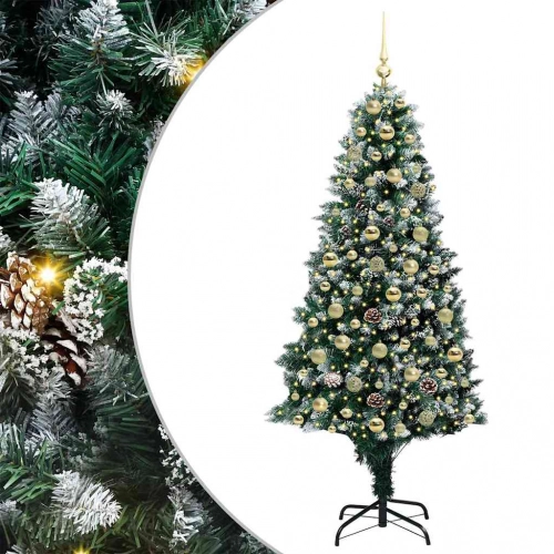 Mākslīgā Ziemassvētku Eglīte Su 300 Led Ar Statīvu Zaļa 180 Cm Vidaxl