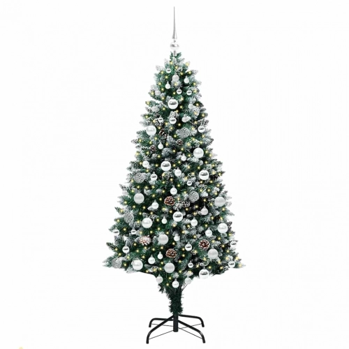 Mākslīgā Ziemassvētku Eglīte Su 300 Led Ar Statīvu Zaļa 180 Cm Vidaxl