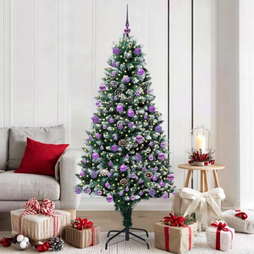 Mākslīgā Ziemassvētku Eglīte Su 300 Led Ar Statīvu Zaļa 180 Cm Vidaxl