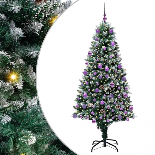Mākslīgā Ziemassvētku Eglīte Su 300 Led Ar Statīvu Zaļa 180 Cm Vidaxl