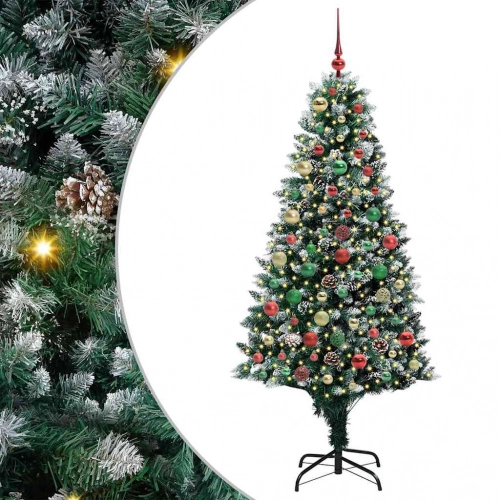 Mākslīgā Ziemassvētku Eglīte Su 300 Led Ar Statīvu Zaļa 180 Cm Vidaxl
