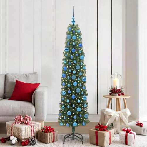 Mākslīgā Ziemassvētku Eglīte Su 300 Led Ar Statīvu Zaļa 180 Cm Vidaxl