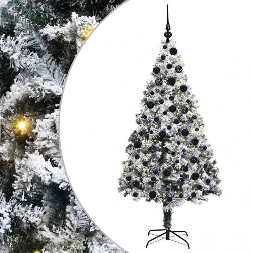 Mākslīgā Ziemassvētku Eglīte Su 300 Led Ar Statīvu Zaļa 180 Cm Vidaxl