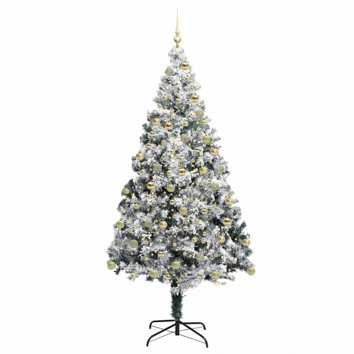 Mākslīgā Ziemassvētku Eglīte Su 300 Led Ar Statīvu Zaļa 180 Cm Vidaxl